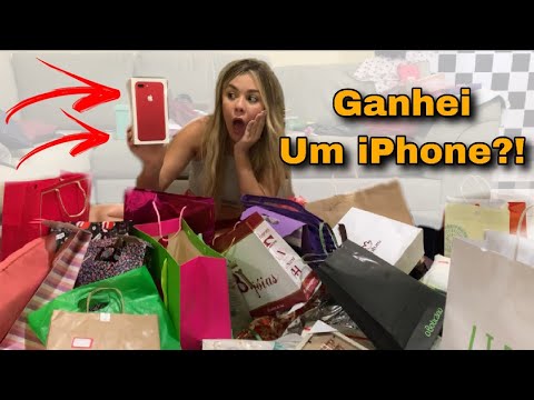 ABRINDO MEUS PRESENTES DA MINHA FESTA DE 1 MILHÃO DE INSCRITOS!!!