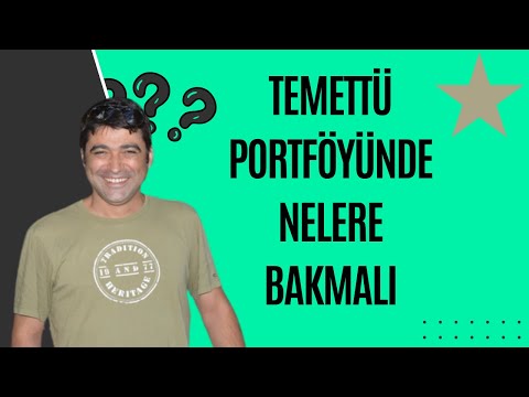 TEMETTÜ PORTFÖYÜ YAPARKEN NELERE DİKKAT ETMELİ