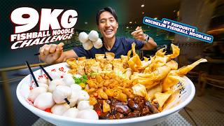 LARGEST 9KG FISHBALL NOODLE CHALLENGE! | My Favourite Michelin Fishball Noodles?! 