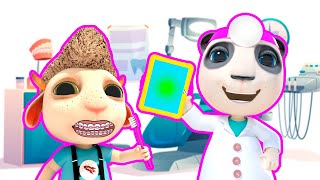 Braces On Teeth Are Not Scary!🔥Animation for Children⭐️☀️Dolly and Friends 3D