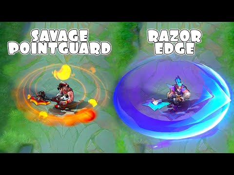 Balmond Razor Edge VS Savage Pointguard Skin Comparison