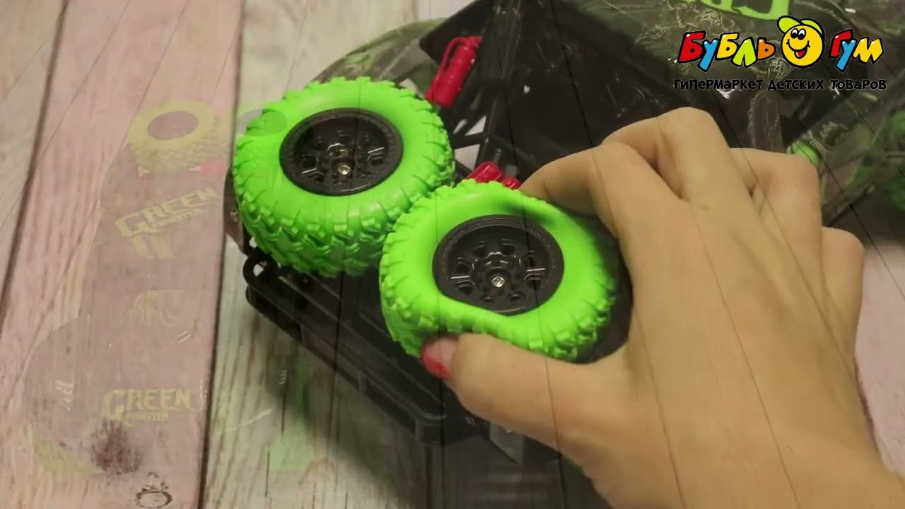 Багги GREEN MONSTER р/у 4WD 20 км/ч 1:20 - видео Багги GREEN MONSTER р/у 4WD 20 км/ч 1:20 - видео