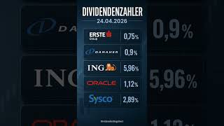Dividendenzahler 24.04.2026 #dividende #finanzen #passiveincome