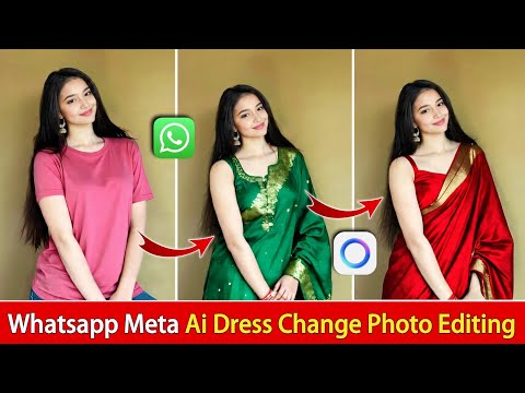 Whatsapp Meta Ai Se Photo Me 👗 Kapde Change Kaise Kare | Whatsapp Meta Ai Photo Editing