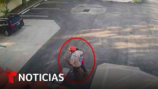 Aterradoras imágenes muestran cómo un hombre intentó secuestrar a una niña de 13 años en Florida