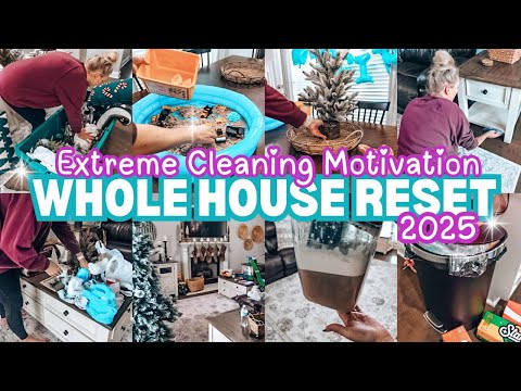 ✨  2025 Whole House Reset | Clean With Me- Cleaning Motivation