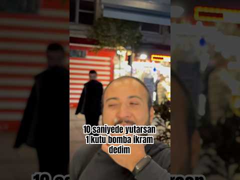 Sen kaç saniyede yutabilirsin. #bombacızeydan