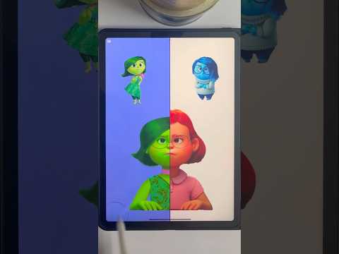 Mei lee in two style sadness and disgust inside out 2