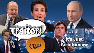 Tucker Carlson Travels To Moscow To Interview Putin & Main Stream Media Freaks!