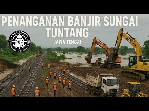 Perbaikan Darurat 2 Titik Tanggul Jebol Sungai Tuntang