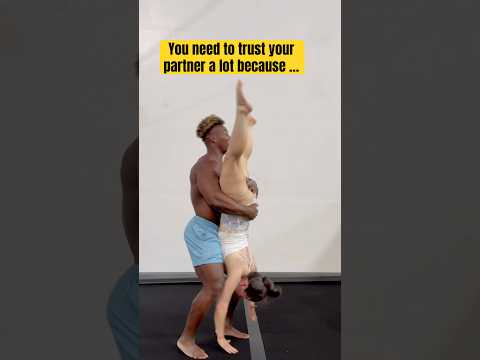 Almost ended up wrong #youtubeshorts #acrobatics