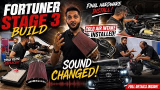 New Cold Air Intake Installation In Fortuner For Stage 3 | ExploreTheUnseen2.0