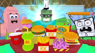 Work At The Krusty Krab! - Minecraft Animation