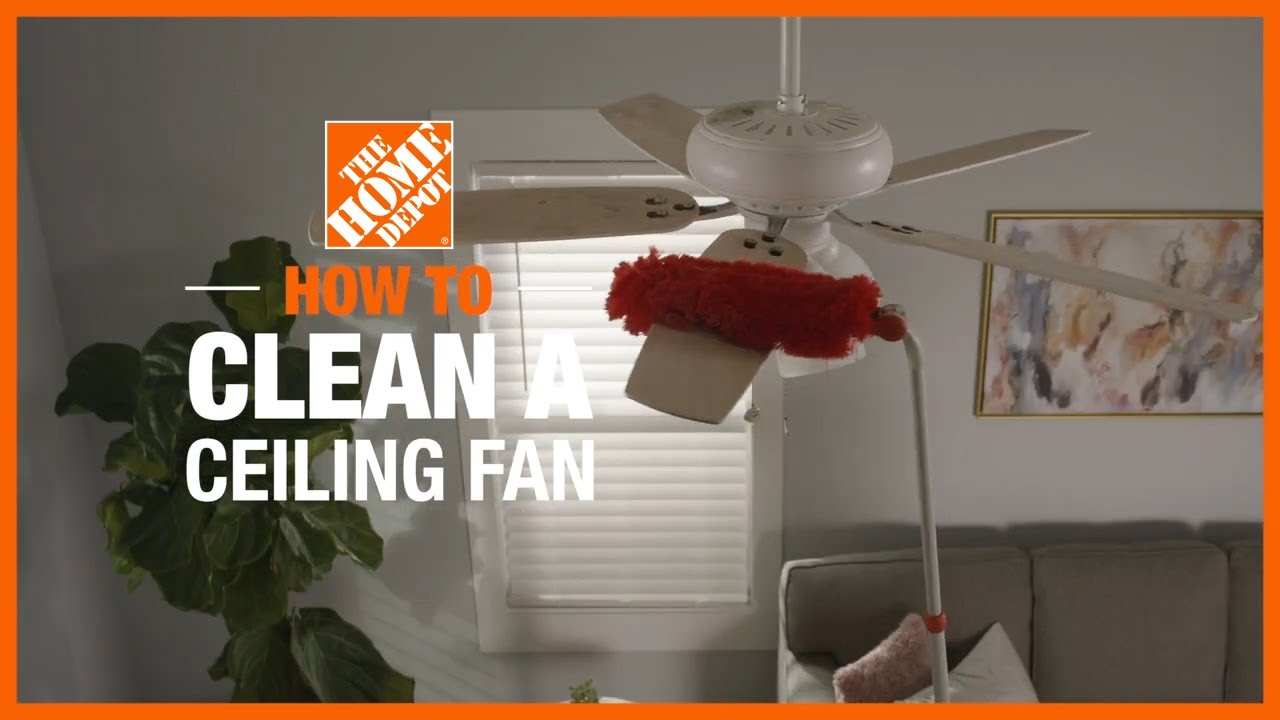 How to Clean a Ceiling Fan