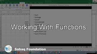 Working With Functions
