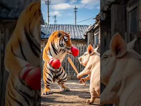 सुअर और बिल्ली के भयानक लडाई 😱😱🐷🐱🐈️#viralvideo #shortvideos #pork #catstory