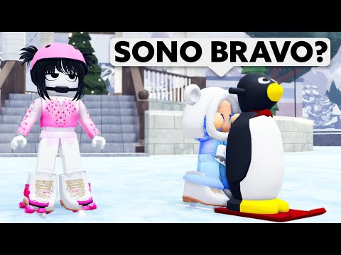 Bambini Pattinano sul Ghiaccio Per La Prima Volta su Roblox!