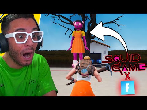 LA MIA REAZIONE alla NUOVA MAPPA di SQUID GAME su FORTNITE!! *strepitosa*