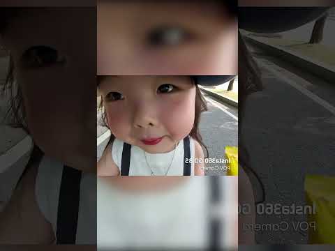 Hanno messo una telecamera sulla testa di questa bambina ❤️