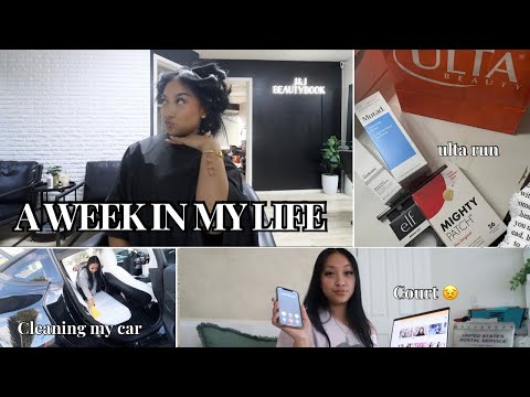 A Week In My Life | car meet, court, hair appointment & more