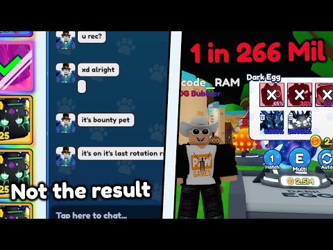 I Hatched My Rarest Pet Yet 1 in 266 Mil And Traded it Away