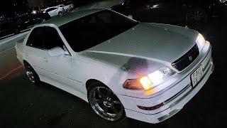 TOYOTA MARK 2 TOURER V & LEXUS RCF. RIDE IN THE TOWN, ONBOARD.