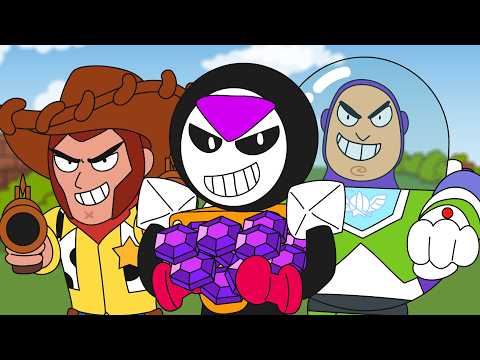 Brawl Stars Animation MEEPLE with WOODY COLT and BUZZ LIGHTYEAR