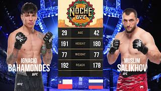 IGNACIO BAHAMONDES vs MUSLIM SALIKHOV FULL FIGHT NOCHE UFC