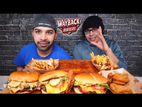 ASMR WAYBACK BURGERS MUKBANG WITH GLEN