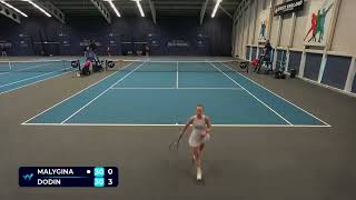 Elena Malygina (EST) vs Oceane Dodin [Q] (FRA) // 3-6 3-6 // W50 Manchester // 1st Round