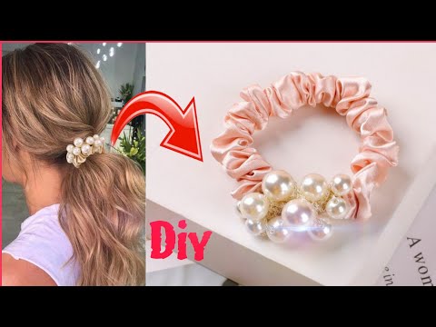 Cómo hacer un Scrunchie de Tela/Coleteros para el Cabello/Laço de Cabelo