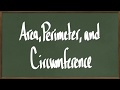 Geometry Concepts and Formulas