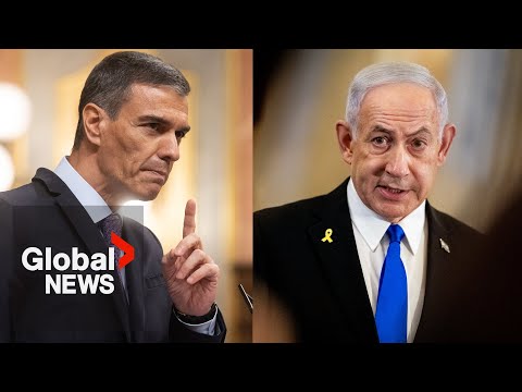 YouTube video thumbnail: Israel, Netanyahu Carrying out “Greatest Genocide This Century”: Spanish PM