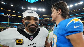 Eagles Lose to Chargers 22-19 | 3rd straight L | OFFENSE IS BAD | Jalen Hurts 4INTS | AJ BROWN DROP
