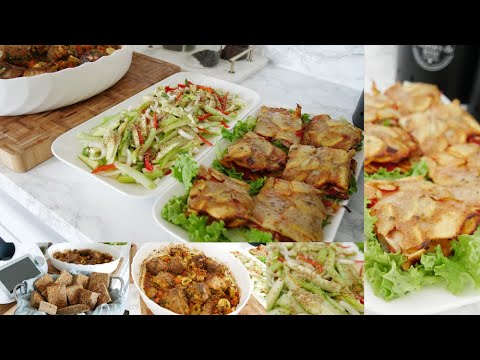 غداء وعشاء كيف كنخمر الخبز الخميرة البلدية في فصل الصيف /البطاطس المطوية ومعمرة/ سلطة السمك في الفرن