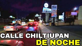 ASI ES LA CALLE CHILTIUPAN DE NOCHE SANTA TECLA. #elsalvador