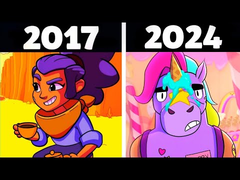 🔥ВСЕ МУЛЬТИКИ БРАВЛ СТАРС 2017 - 2024!