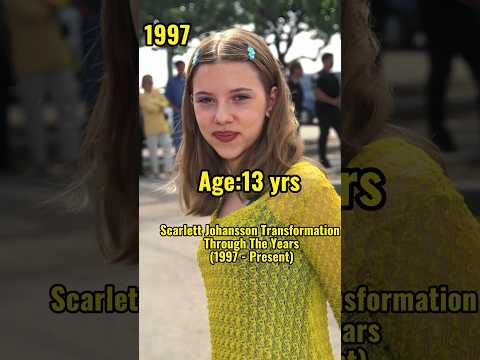 Beauty is permanent: Scarlett Johansson evolution #movie #celebrity #hollywood #viral #shorts