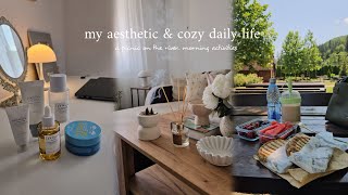my aesthetic & cozy daily life 🏡| a picnic on the river, morning activities, cooking