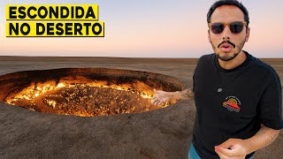 COMO É VISITAR A PORTA DO INFERNO NO TURCOMENISTÃO