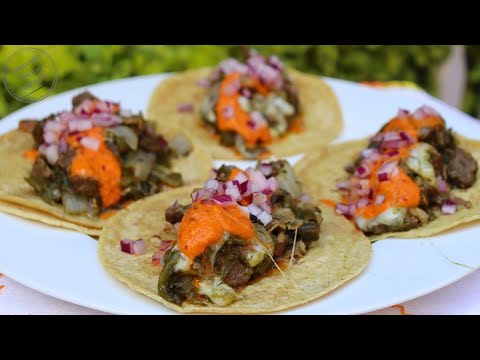 🔴🔴 Tacos De Bistec Con Su Salsa  Facil y Economica 💯