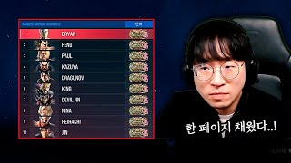 '폴' 3괴신 달성! 한 페이지를 꽉 채운 3괴신 [무릎의철권TV / 260114]