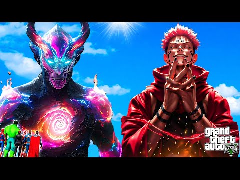 SPECIAL LANTERN SAVE AVENGERS IN GTA 5 | Monster Attack Part 07