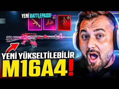 YÜKSELTİLEBİLİR DİKENLİ ŞAFAK M16A4 VE YENİ ROYALE PASS! | PUBG MOBILE