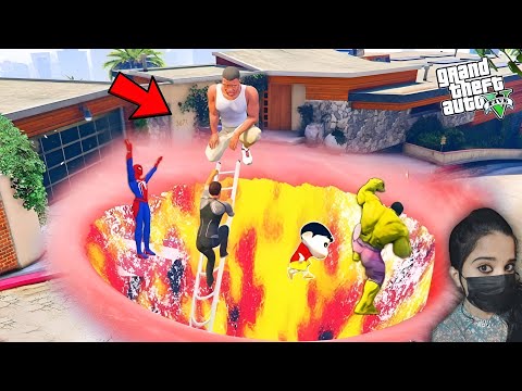 Franklin and Shinchan Found Underwater Hell - GTA 5