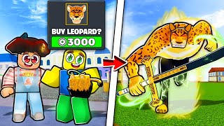 My NOOB Friend is PAY TO WIN In Blox Fruits?!
