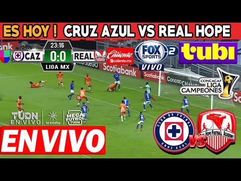 Cruz Azul vs Real Hope en vivo | Tubi TV |  Concachampions 2025 | Donde ver cruz azul vs real hope