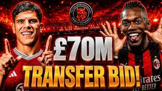 Man Utd £70M RAFAEL LEAO BID? | Fernandes Signing Next! | NEW Striker Talks! | Man Utd Transfer News