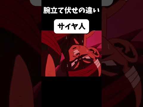 腕立て伏せの違い#ドラゴンボール #shorts