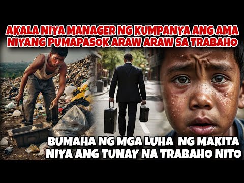 AKALA NIYA MANAGER NG KUMPANYA ANG AMA NIYA DAHIL SA SUOT NITO ARAW ARAW.NAMAMASURA LANG PALA ITO.